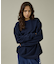 【SEABEES / シービス】KNIT & SEWN CREW NECK L/