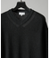 WOOL MIX ブークレーＶネックニット