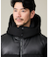 【700FP】レザーライクコンビ ダウンジャケット