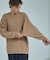 WOOL MIX メランジシャギー アランニット