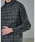【セットアップ対応】ウールライク チェック CPOシャツブルゾン / ボックスシ