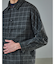 【セットアップ対応】ウールライク チェック CPOシャツブルゾン / ボックスシ