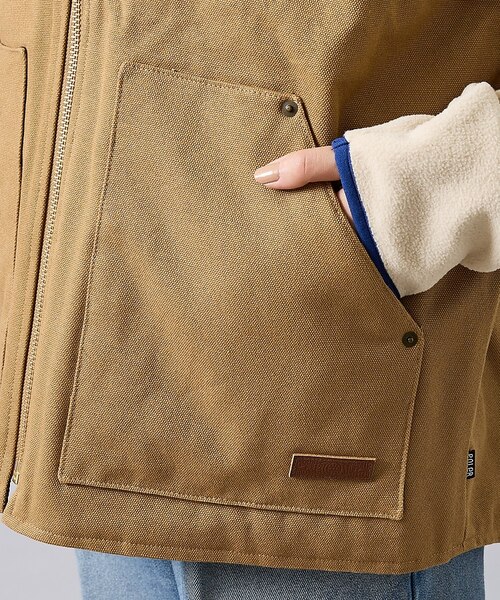 POLER/ポーラー】DUCK CANVAS VEST/中綿/ユニセックス【W｜アバハウス