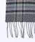 チェック＆ストライプ　ウールマフラー