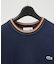 【LACOSTE / ラコステ】ボーダーリブ プルオーバーニット