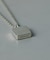 【UNISEX】SQUARE PLATE PENDANT / スクエアプレート
