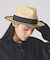 【RUBEN/ルーベン】STRAW LONGBRIM CODEHAT/ストローロ