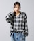 【TOWNCRAFT/タウンクラフト】オンブレチェックシャツ/ユニセックス