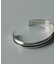 【UNISEX】CENTER LINE NARROW BANGLE / センター