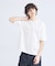 KNIT COLLAR コットンポンチ クルーネック半袖Tシャツ / リラックス