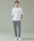 KNIT COLLAR コットンポンチ クルーネック半袖Tシャツ / リラックス