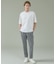 KNIT COLLAR コットンポンチ クルーネック半袖Tシャツ / リラックス