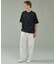 KNIT COLLAR コットンポンチ クルーネック半袖Tシャツ / リラックス