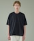 KNIT COLLAR コットンポンチ クルーネック半袖Tシャツ / リラックス