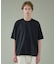 KNIT COLLAR コットンポンチ クルーネック半袖Tシャツ / リラックス