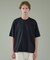 KNIT COLLAR コットンポンチ クルーネック半袖Tシャツ / リラックス