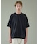 KNIT COLLAR コットンポンチ クルーネック半袖Tシャツ / リラックス