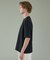 KNIT COLLAR コットンポンチ クルーネック半袖Tシャツ / リラックス