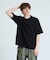 KNIT COLLAR コットンポンチ クルーネック半袖Tシャツ / リラックス