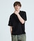 KNIT COLLAR コットンポンチ クルーネック半袖Tシャツ / リラックス
