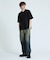 KNIT COLLAR コットンポンチ クルーネック半袖Tシャツ / リラックス