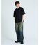 KNIT COLLAR コットンポンチ クルーネック半袖Tシャツ / リラックス