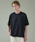 KNIT COLLAR コットンポンチ クルーネック半袖Tシャツ / リラックス