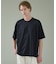 KNIT COLLAR コットンポンチ クルーネック半袖Tシャツ / リラックス