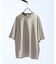 KNIT COLLAR コットンポンチ クルーネック半袖Tシャツ / リラックス