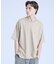 KNIT COLLAR コットンポンチ クルーネック半袖Tシャツ / リラックス