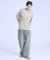 KNIT COLLAR コットンポンチ クルーネック半袖Tシャツ / リラックス
