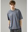 KNIT COLLAR コットンポンチ クルーネック半袖Tシャツ / リラックス