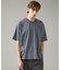 KNIT COLLAR コットンポンチ クルーネック半袖Tシャツ / リラックス