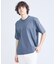 KNIT COLLAR コットンポンチ クルーネック半袖Tシャツ / リラックス