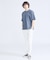 KNIT COLLAR コットンポンチ クルーネック半袖Tシャツ / リラックス