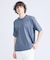 KNIT COLLAR コットンポンチ クルーネック半袖Tシャツ / リラックス