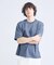 KNIT COLLAR コットンポンチ クルーネック半袖Tシャツ / リラックス