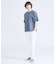 KNIT COLLAR コットンポンチ クルーネック半袖Tシャツ / リラックス