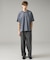 KNIT COLLAR コットンポンチ クルーネック半袖Tシャツ / リラックス