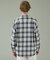 オンブレーチェック オープンカラーシャツ / オーバーサイズ