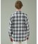 オンブレーチェック オープンカラーシャツ / オーバーサイズ