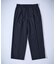 ピンストライプ ワイドストレート イージースラックス / ワイドパンツ
