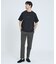 【SMART CLOSET】接触冷感 カットメッシュ スラックス / セットアッ