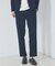 【SMART CLOSET】接触冷感 カットメッシュ スラックス / セットアッ