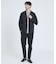 【SMART CLOSET/WEB限定】抗菌防臭 ポンチモックネック 長袖Tシャ