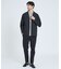 【SMART CLOSET/WEB限定】抗菌防臭 ポンチモックネック 長袖Tシャ