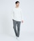 【SMART CLOSET】抗菌防臭 ポンチクルーネック 長袖Tシャツ