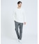 【SMART CLOSET】抗菌防臭 ポンチクルーネック 長袖Tシャツ
