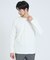 【SMART CLOSET】抗菌防臭 ポンチクルーネック 長袖Tシャツ