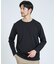 【SMART CLOSET】抗菌防臭 ポンチクルーネック 長袖Tシャツ